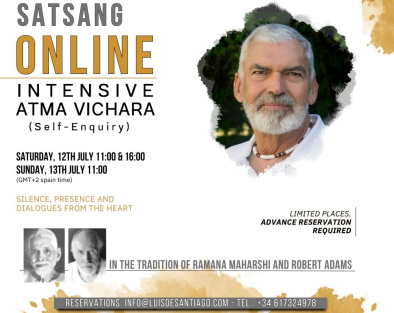 ONLINE - SATSANG WITH LUIS DE SANTIAGO, July 12th 11:00AM, 2025